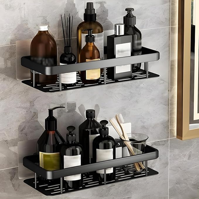 Multipurpose Wall Mounted Bathroom Shelf